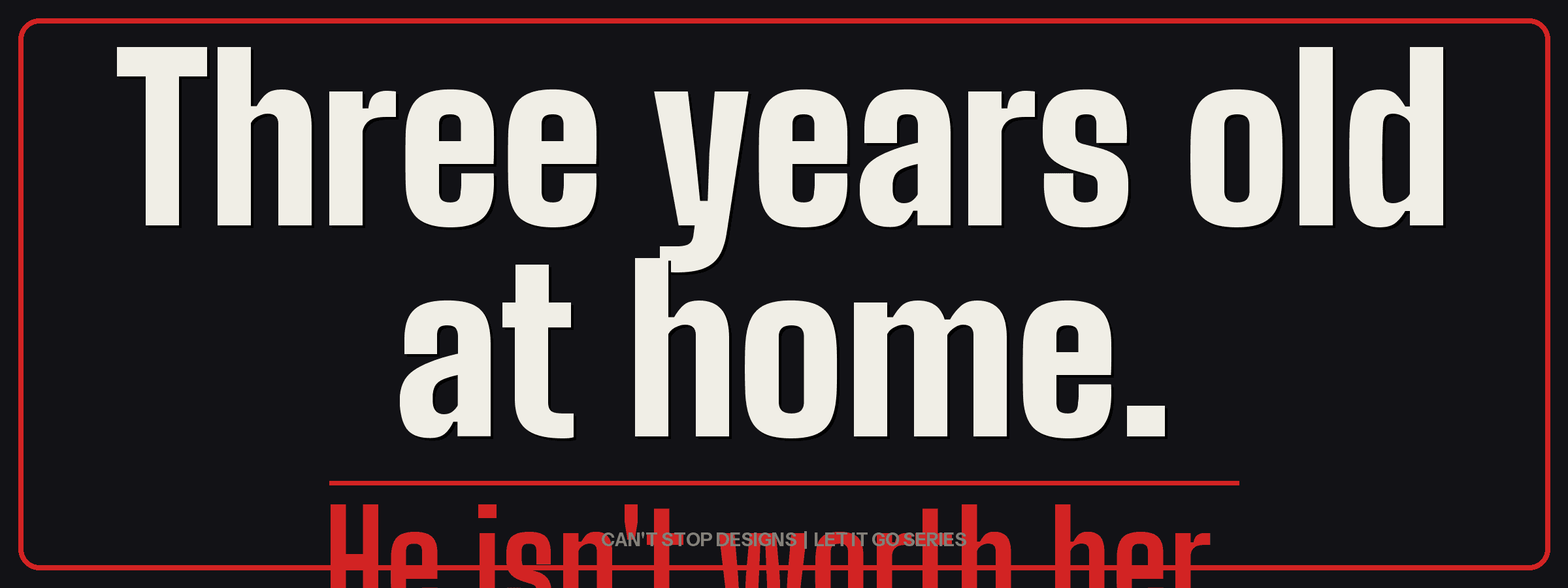 Three Years Old at Home